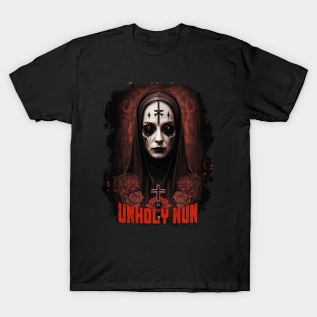 Unholy NUN T-Shirt by Pictozoic